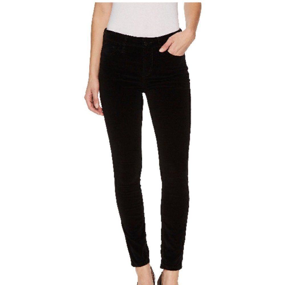 Joes Jeans The Icon Black Cat Velvet Jeans (26)